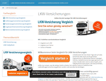 Tablet Screenshot of lkw-versicherungen.org